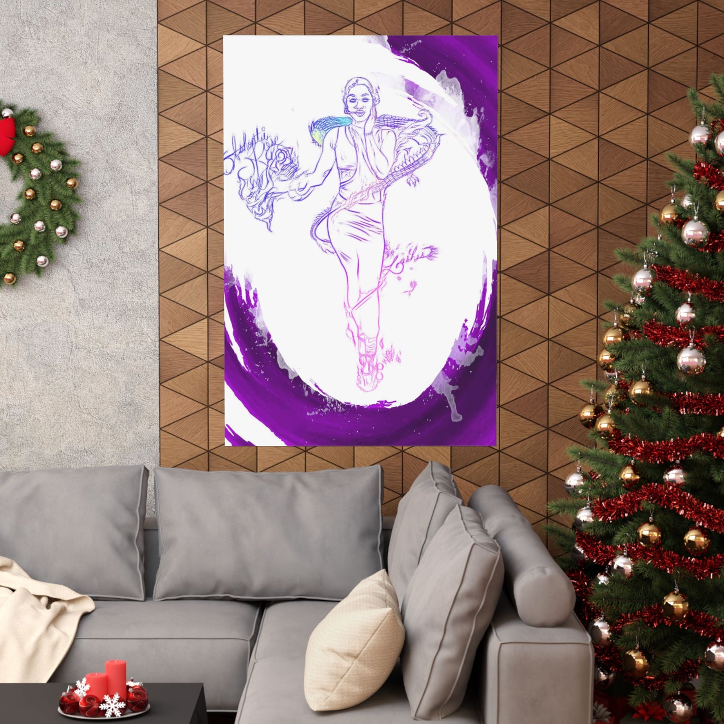 (Oceania Purple) - Premium Matte Vertical Posters