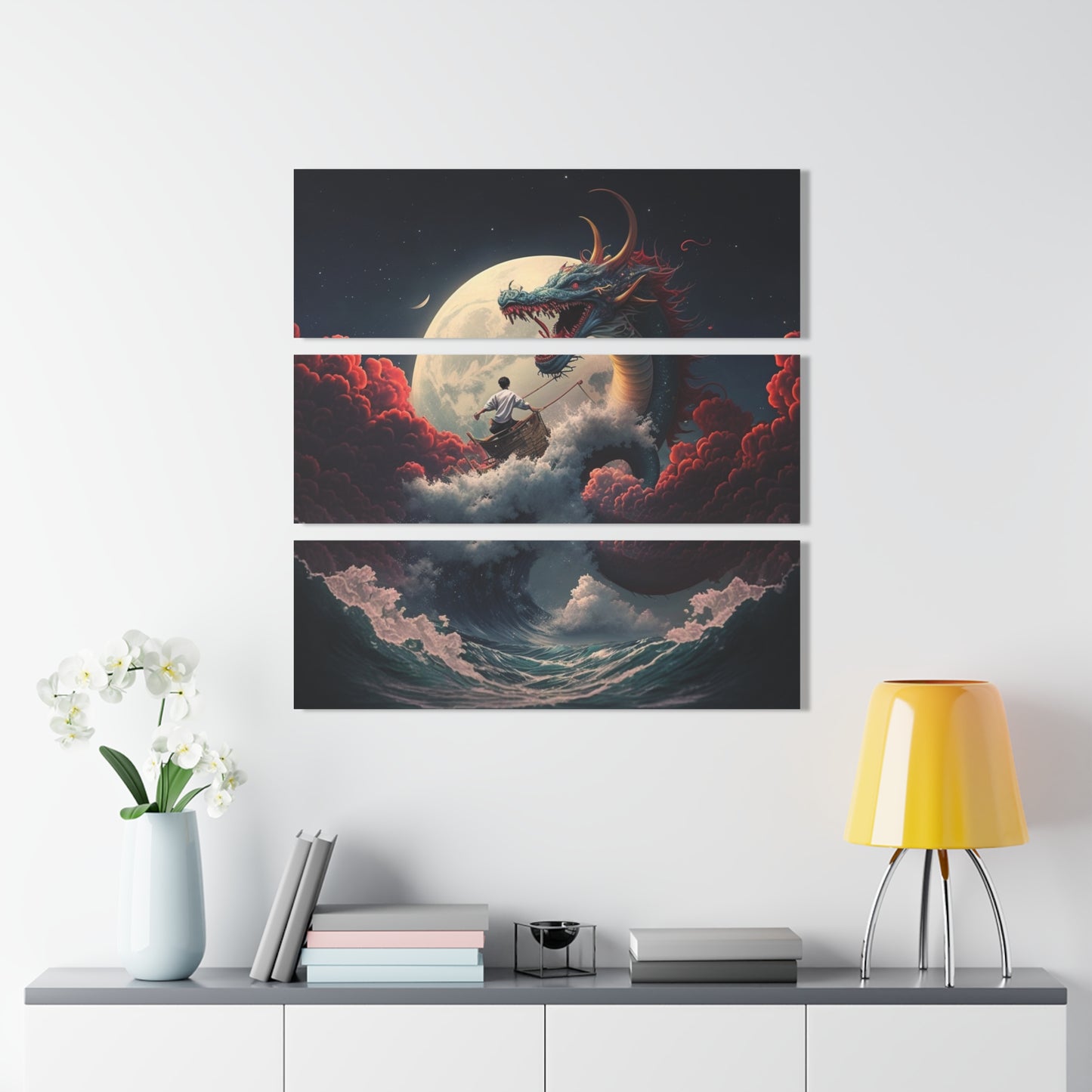 Sea Serpent - 3pc Acrylic Decor