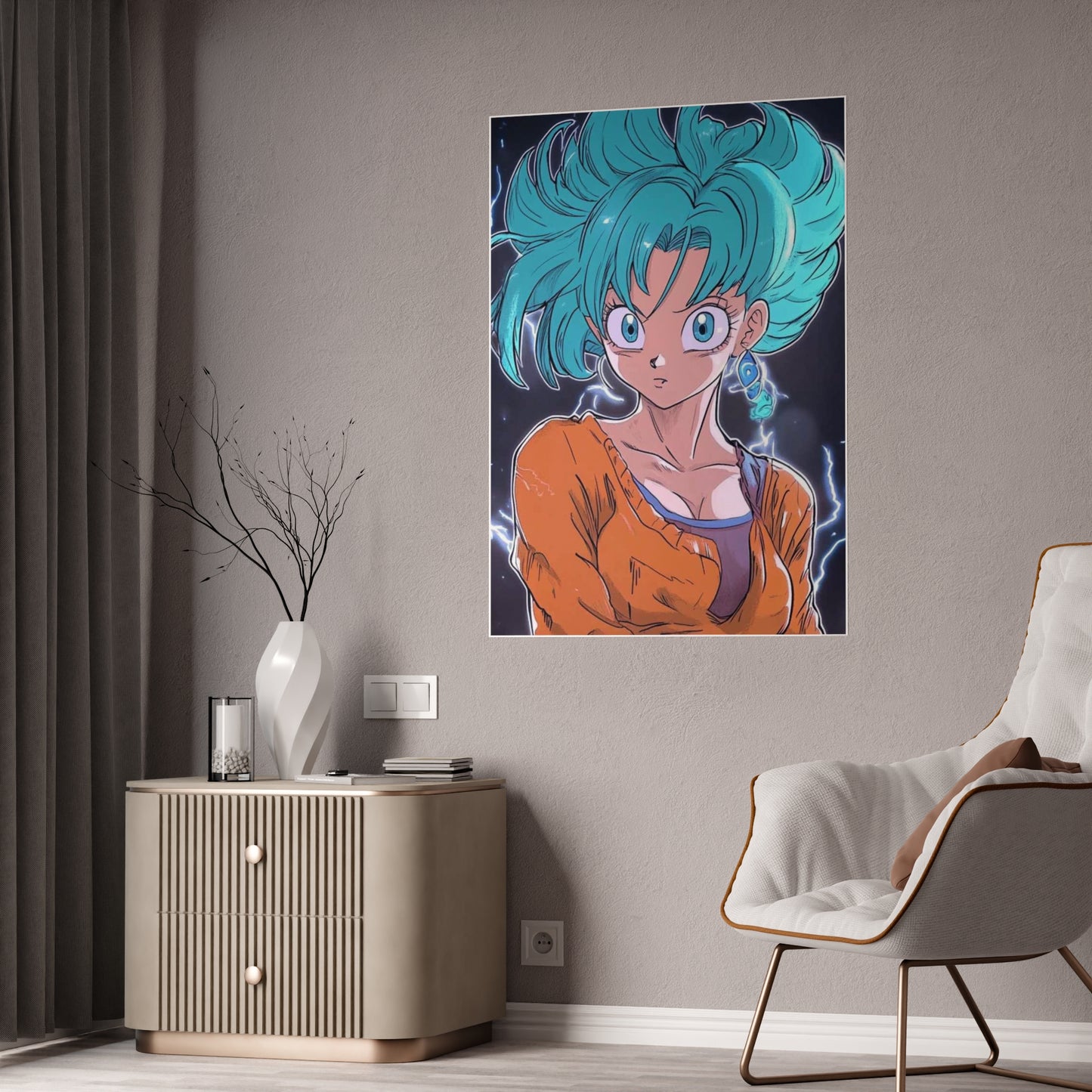 Super Bulma (Gloss Poster) - Premium Wall Art