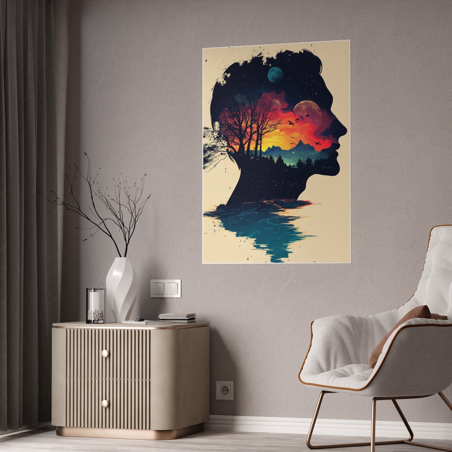 Peacefully Mindful (Gloss Poster)