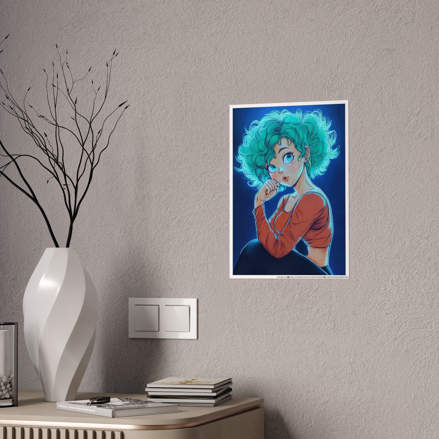 Bulma Glow  (Gloss Poster) - Premium Wall Art