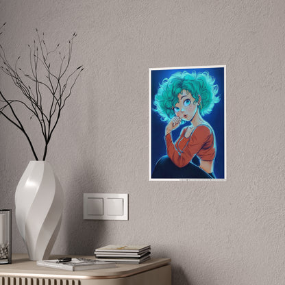 Bulma Glow  (Gloss Poster) - Premium Wall Art