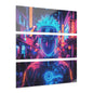 Neon Naruto (Village View) - Premium 3pc Acrylic Decor