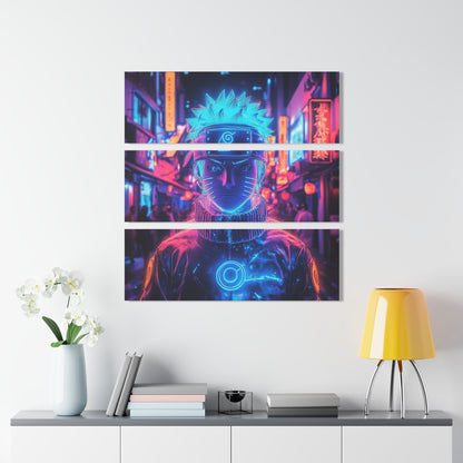 Neon Naruto (Village View) - Premium 3pc Acrylic Decor
