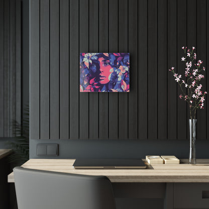 Vibrant Floral Acrylic Print - Modern Wall Art for Home Decor