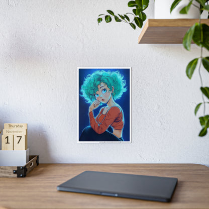 Bulma Glow  (Gloss Poster) - Premium Wall Art