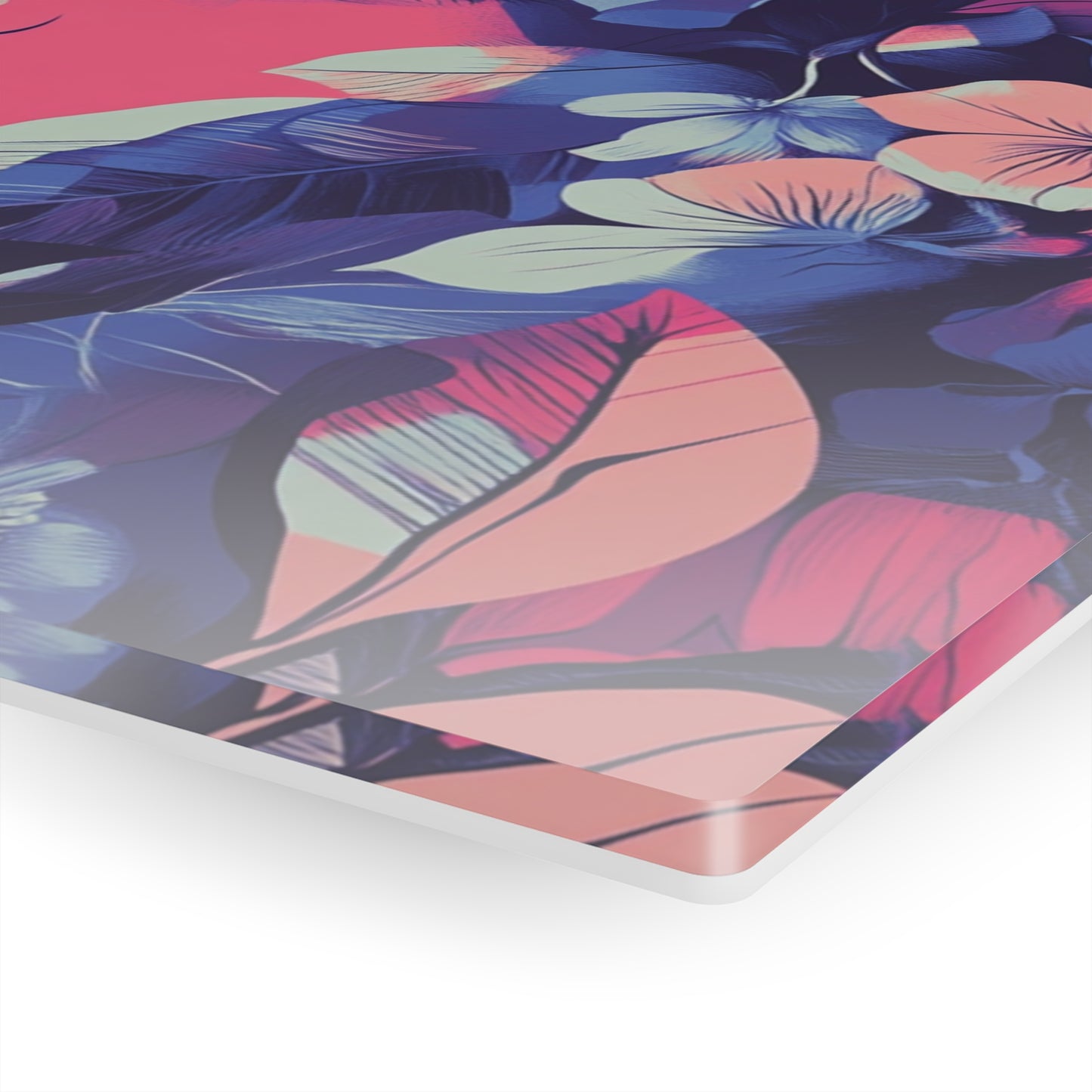 Vibrant Floral Acrylic Print - Modern Wall Art for Home Decor