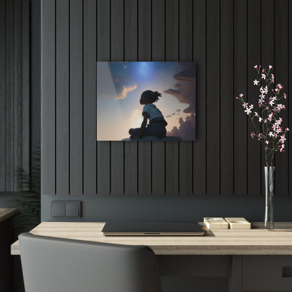 Above The Clouds -Custom Acrylic Decor