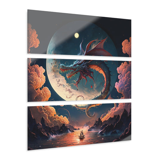 The Leviathan - 3pc Acrylic Decor