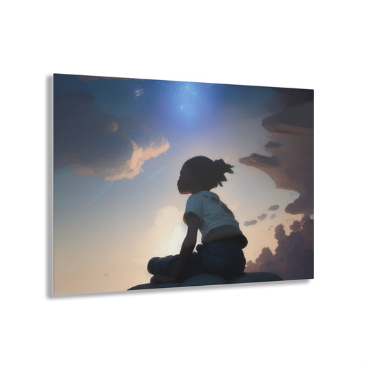 Above The Clouds -Custom Acrylic Decor