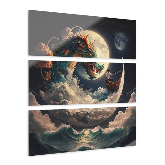 Legend of Lochness  - 3pc Acrylic Decor