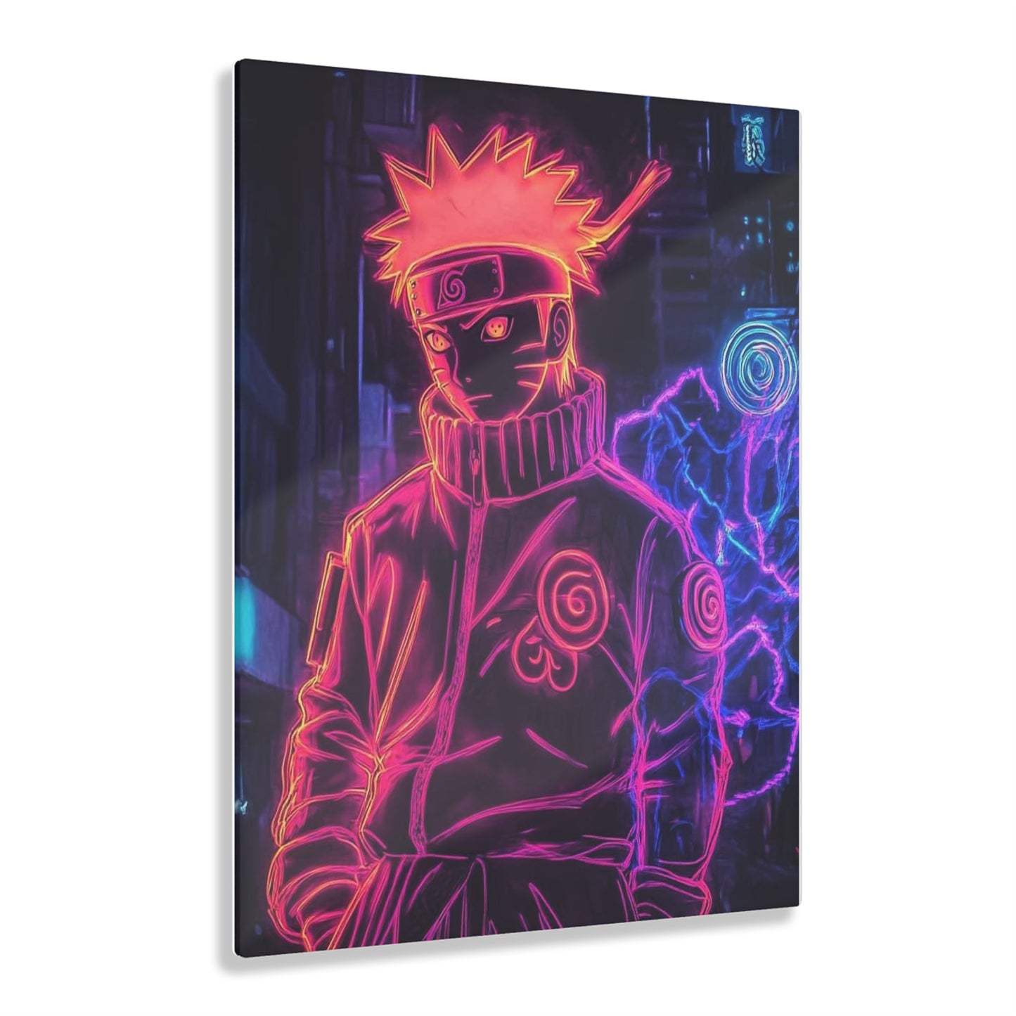 Blacked Out Naruto - Custom Acrylic Decor