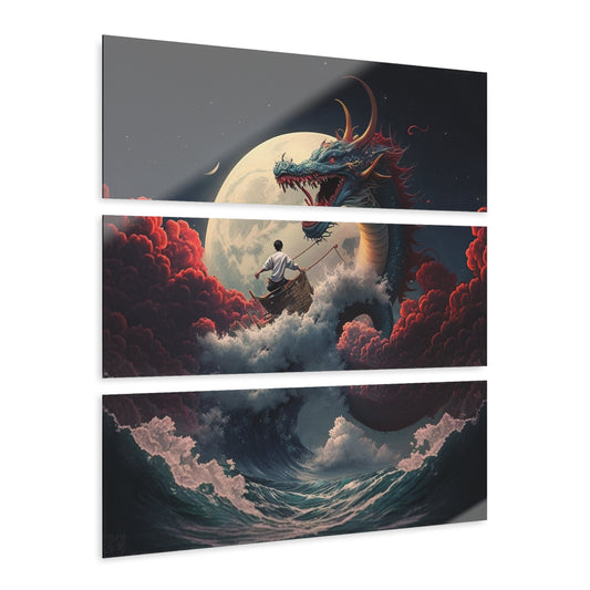 Sea Serpent - 3pc Acrylic Decor