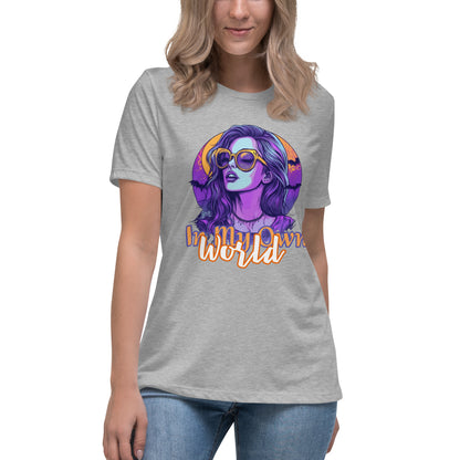 (Moon Light) Women's Relaxed T-Shirt