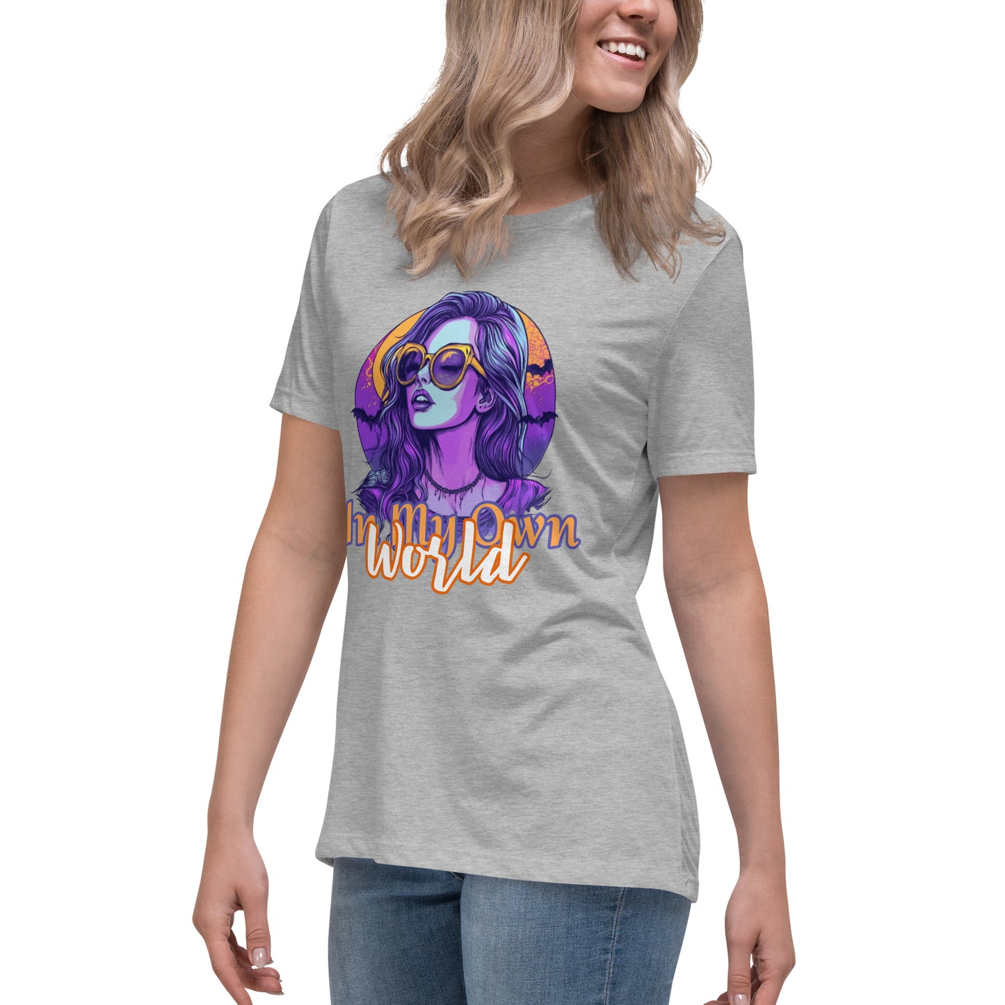 (Moon Light) Women's Relaxed T-Shirt
