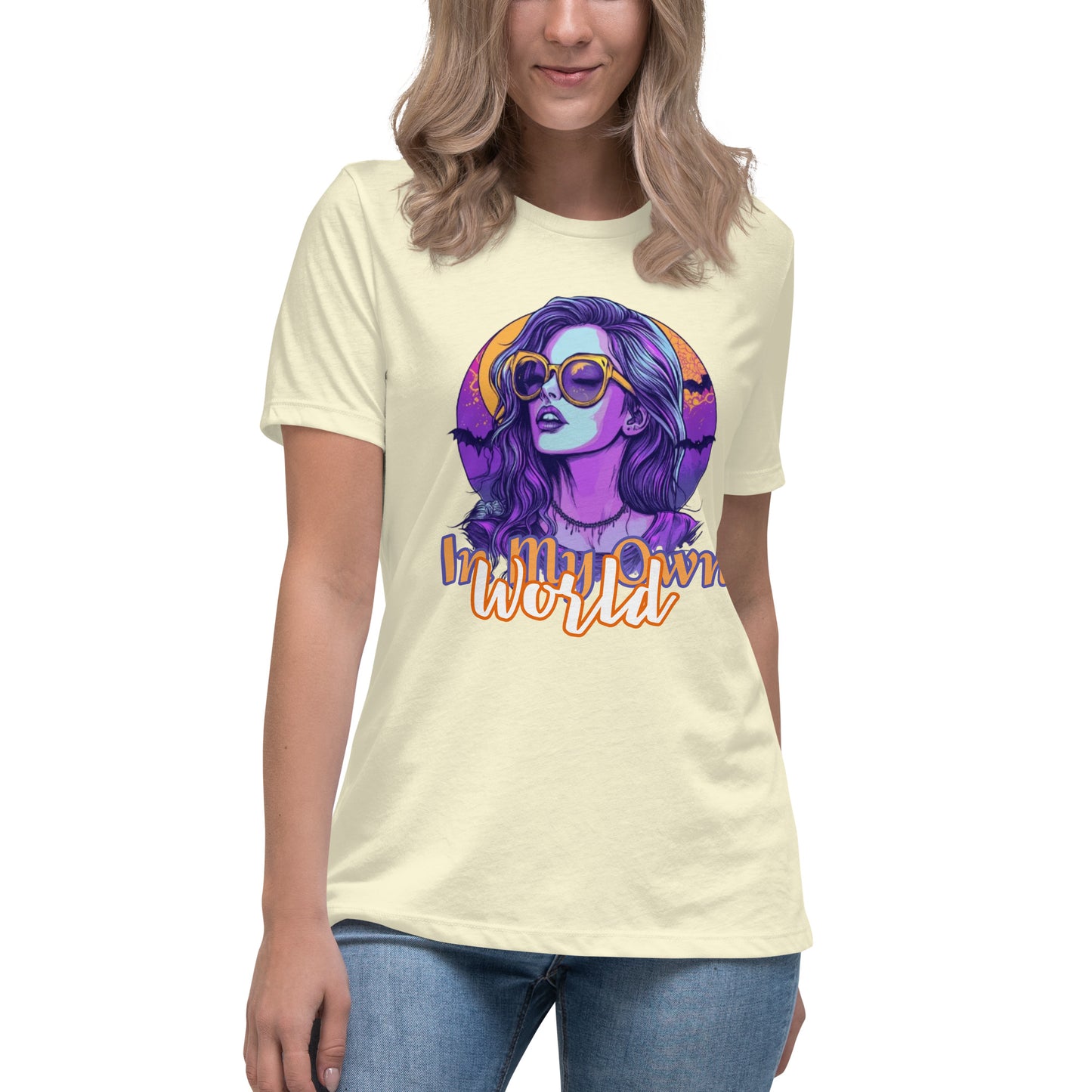 (Moon Light) Women's Relaxed T-Shirt
