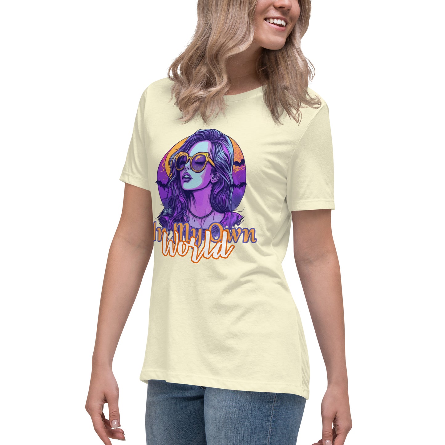 (Moon Light) Women's Relaxed T-Shirt