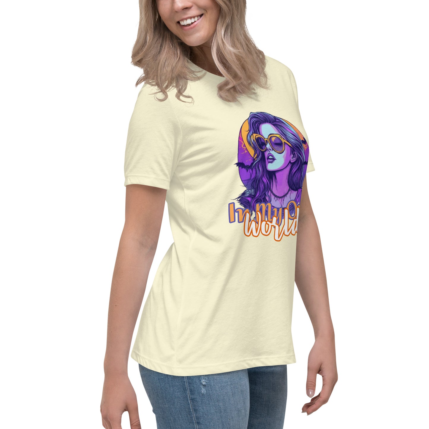 (Moon Light) Women's Relaxed T-Shirt