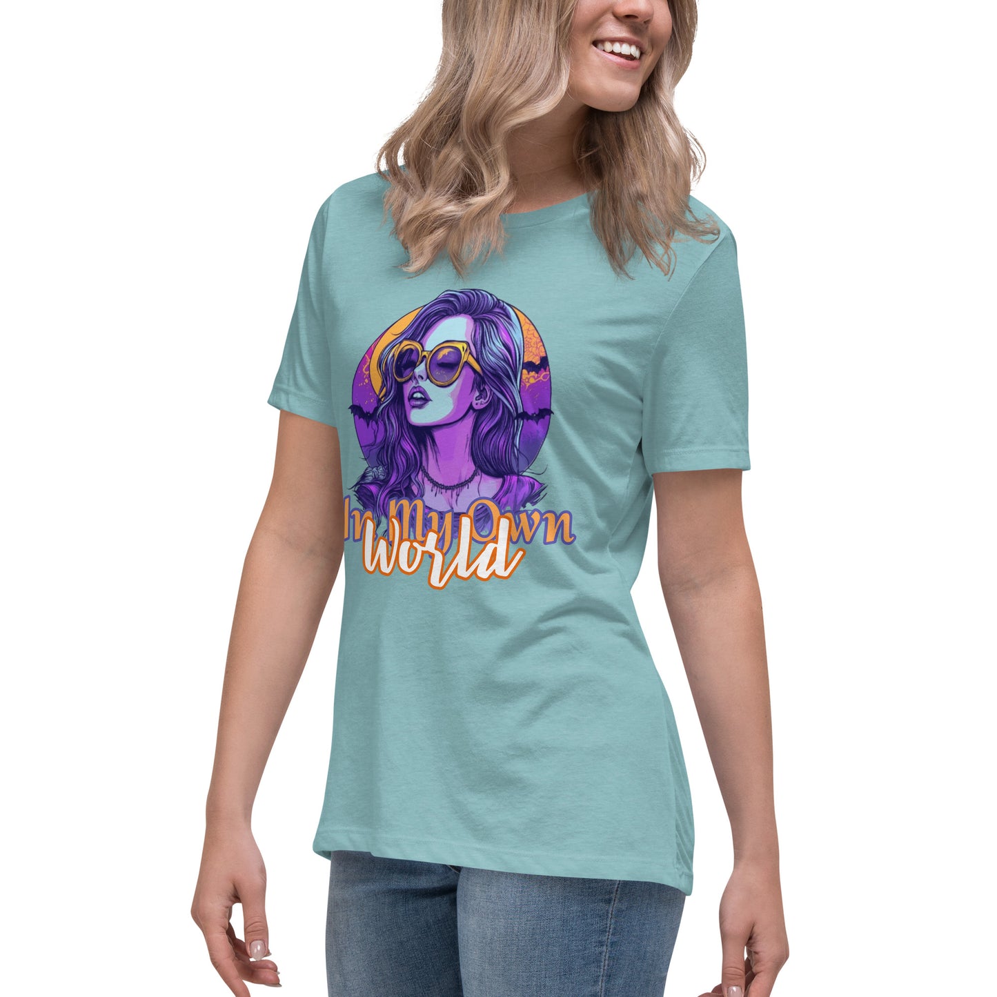 (Moon Light) Women's Relaxed T-Shirt