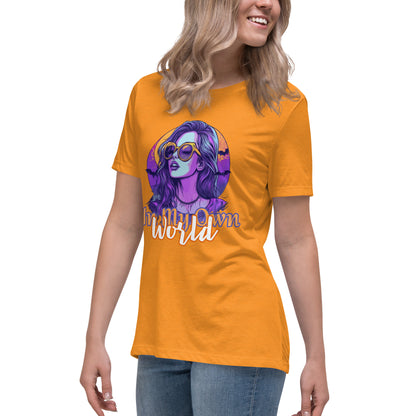 (Moon Light) Women's Relaxed T-Shirt