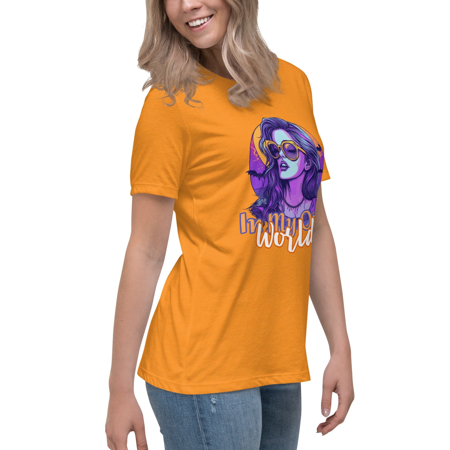 (Moon Light) Women's Relaxed T-Shirt