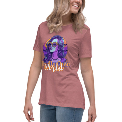 (Moon Light) Women's Relaxed T-Shirt