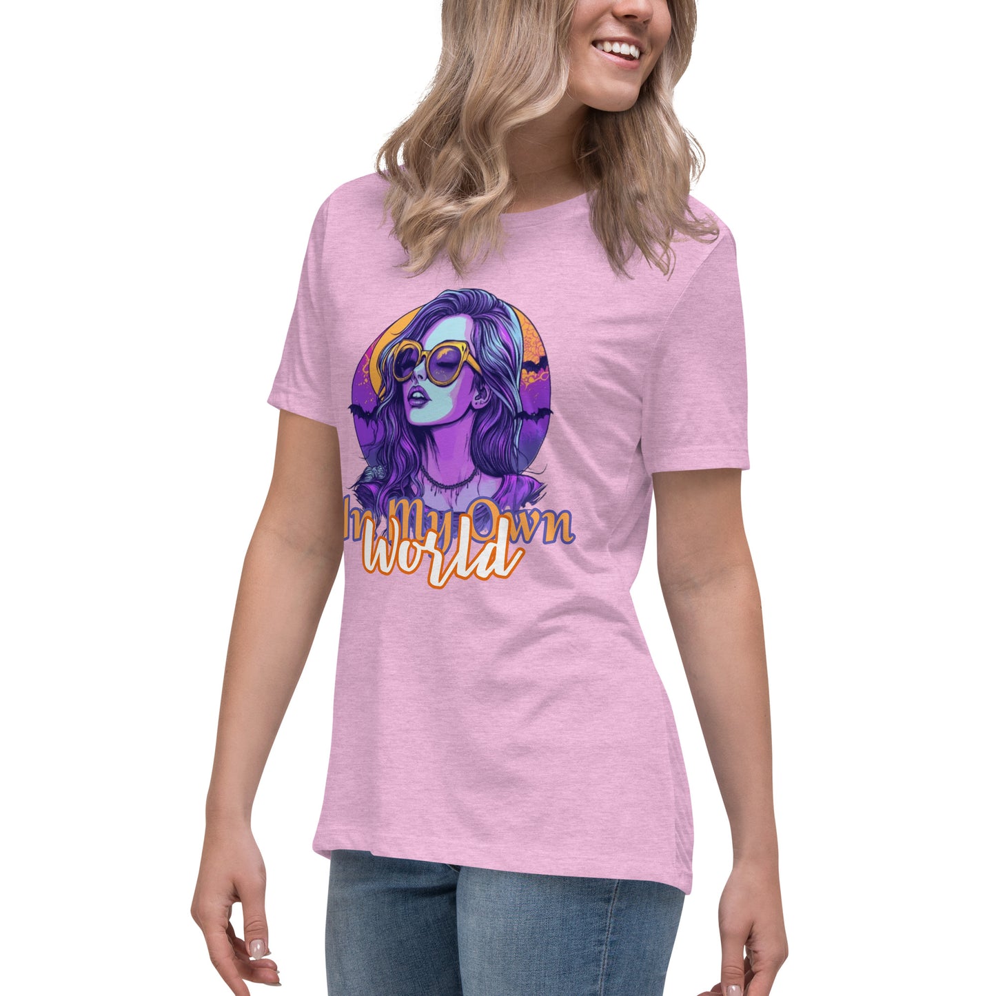 (Moon Light) Women's Relaxed T-Shirt