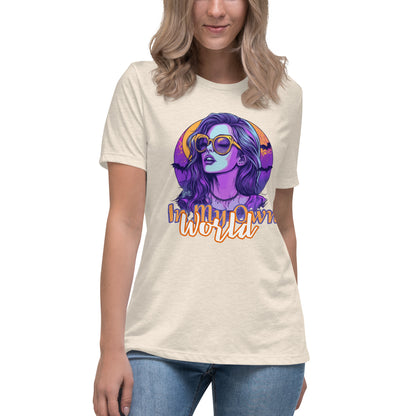 (Moon Light) Women's Relaxed T-Shirt