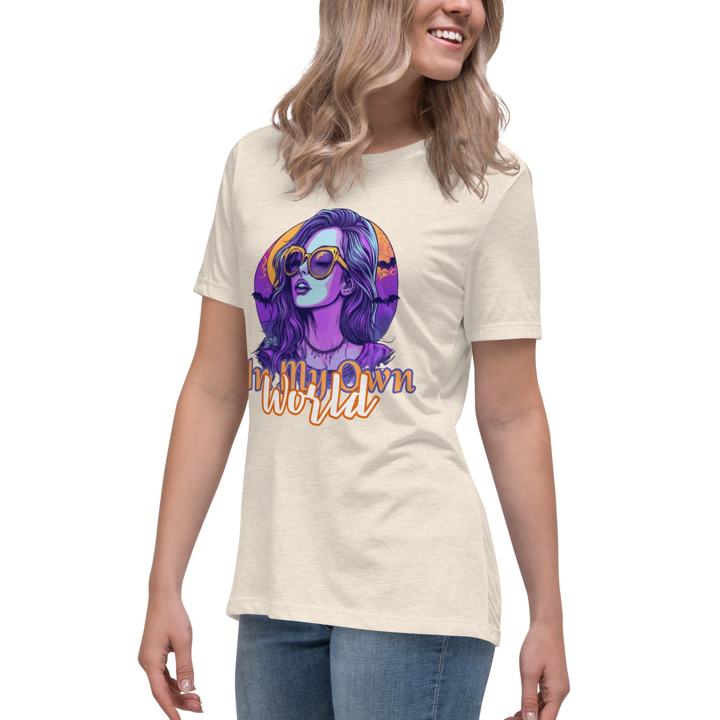 (Moon Light) Women's Relaxed T-Shirt