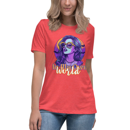 (Moon Light) Women's Relaxed T-Shirt