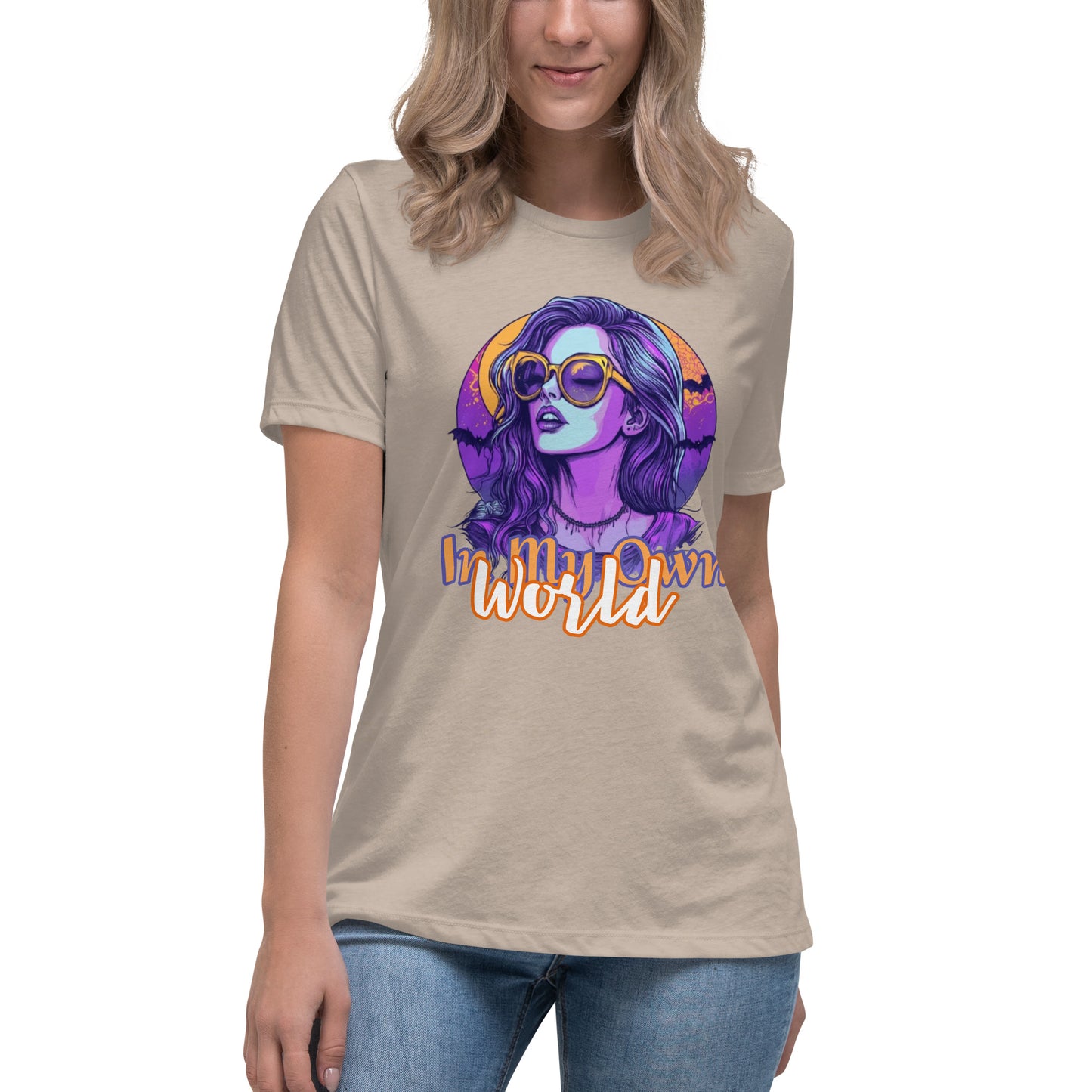 (Moon Light) Women's Relaxed T-Shirt