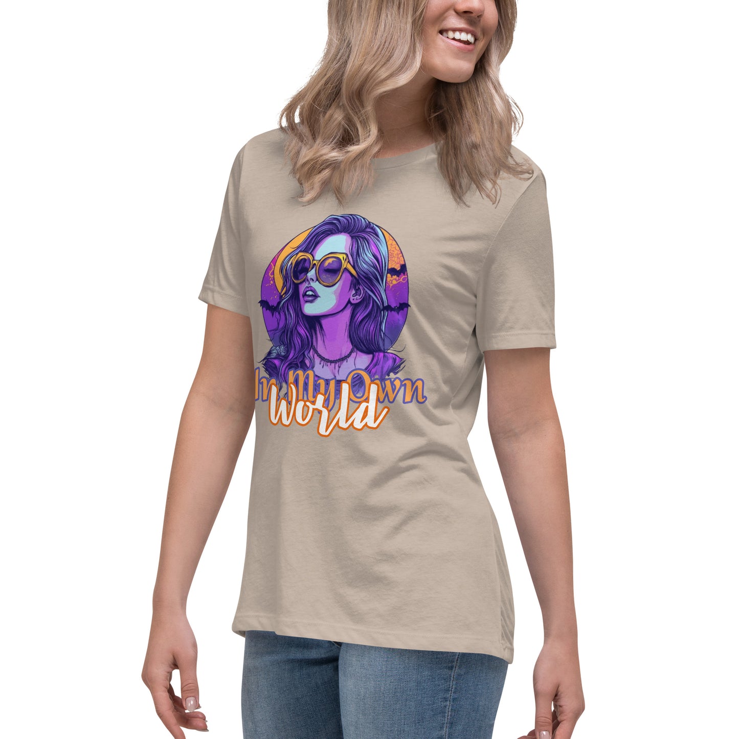 (Moon Light) Women's Relaxed T-Shirt