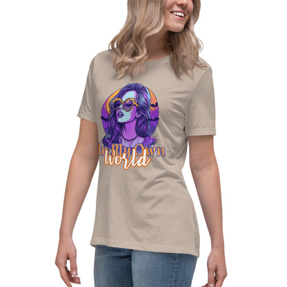 (Moon Light) Women's Relaxed T-Shirt