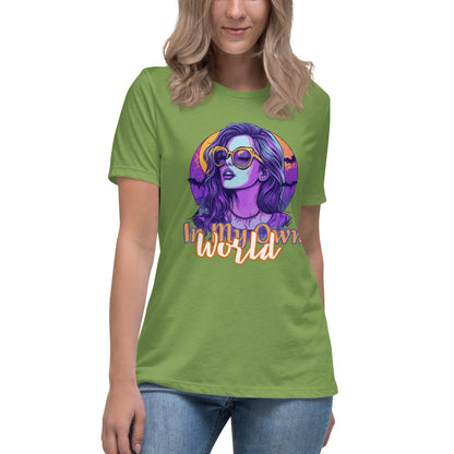 (Moon Light) Women's Relaxed T-Shirt