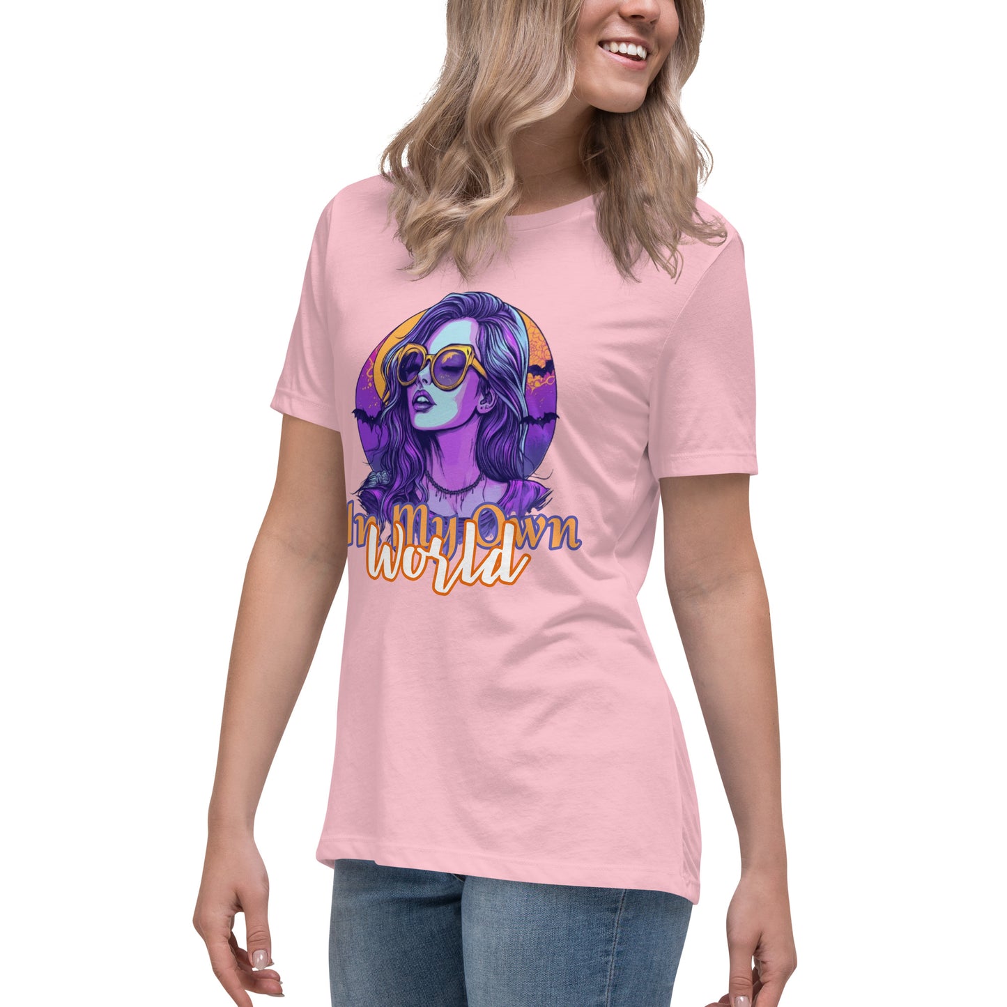 (Moon Light) Women's Relaxed T-Shirt