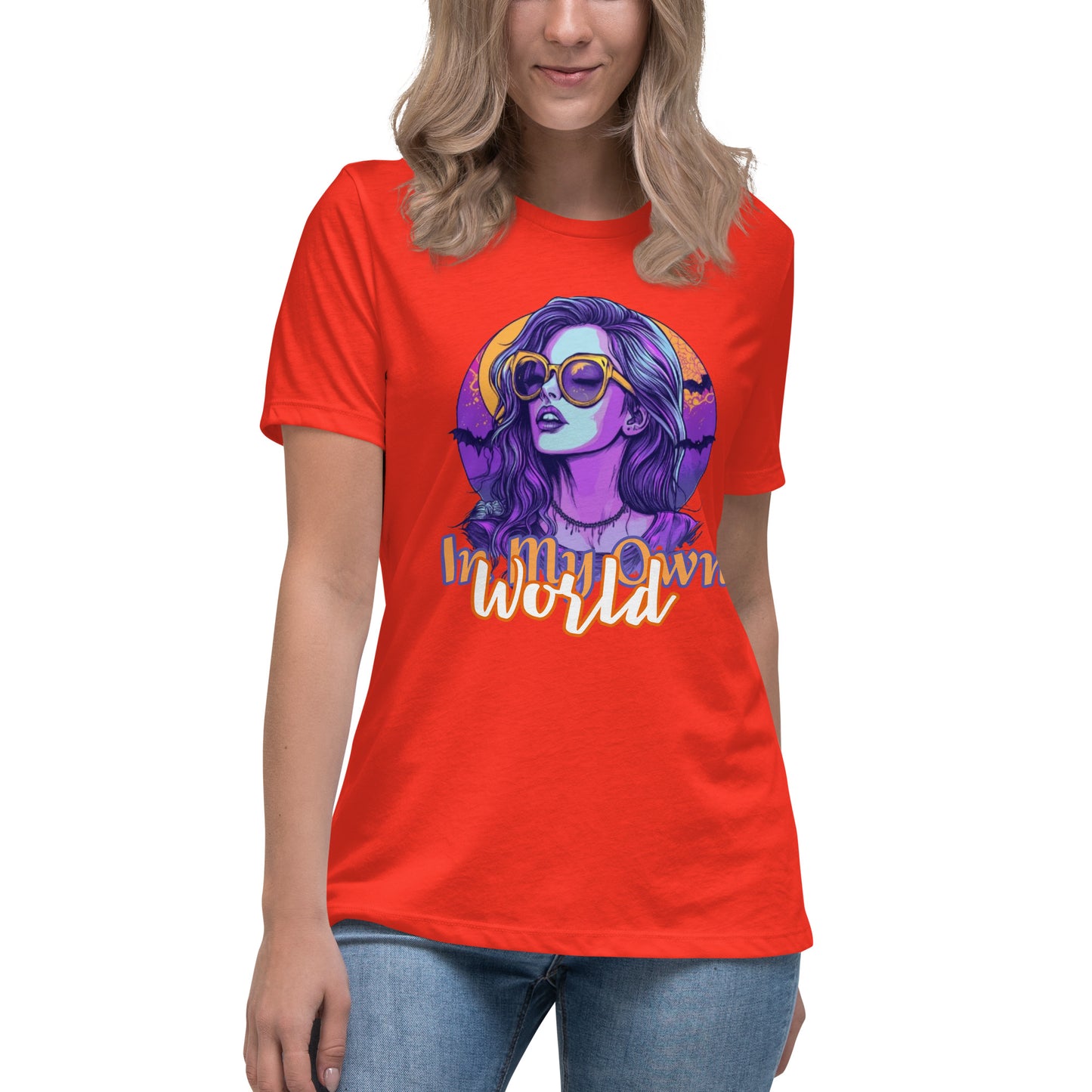 (Moon Light) Women's Relaxed T-Shirt