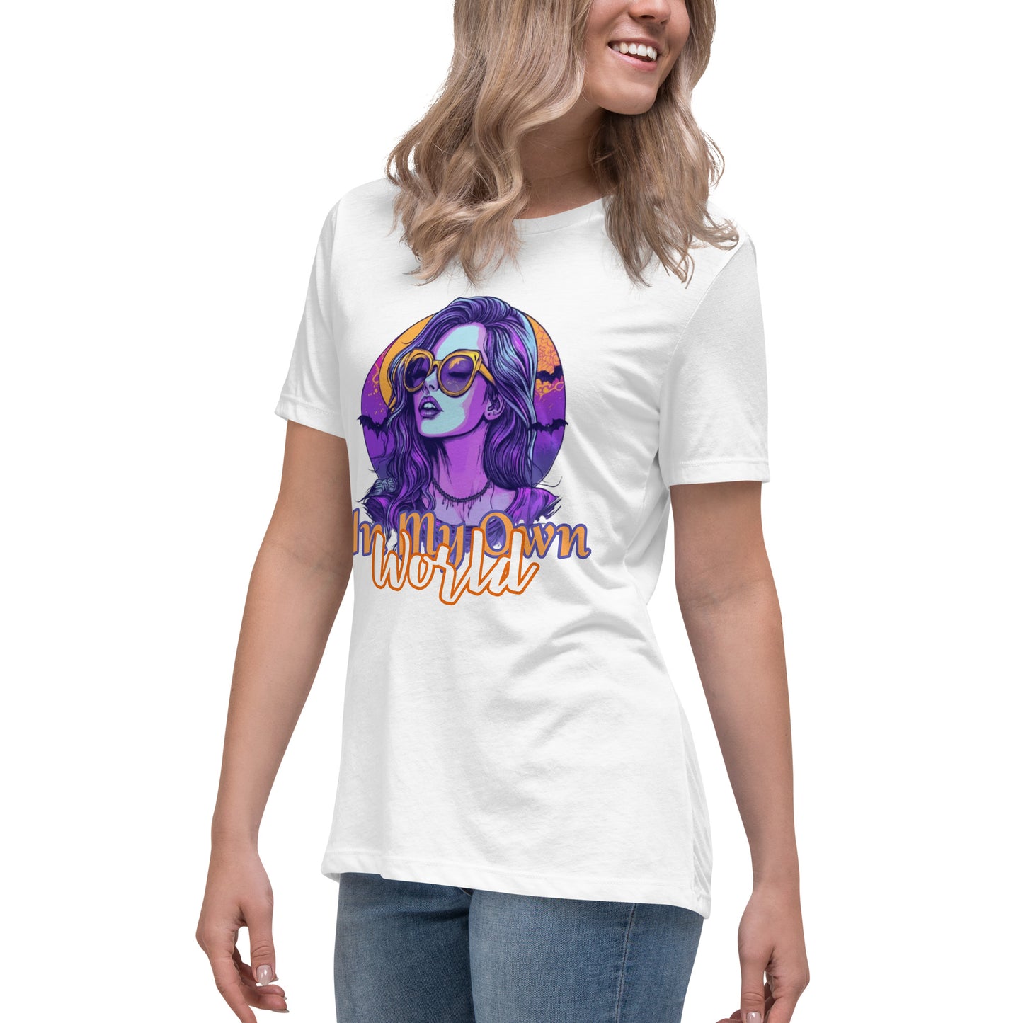 (Moon Light) Women's Relaxed T-Shirt